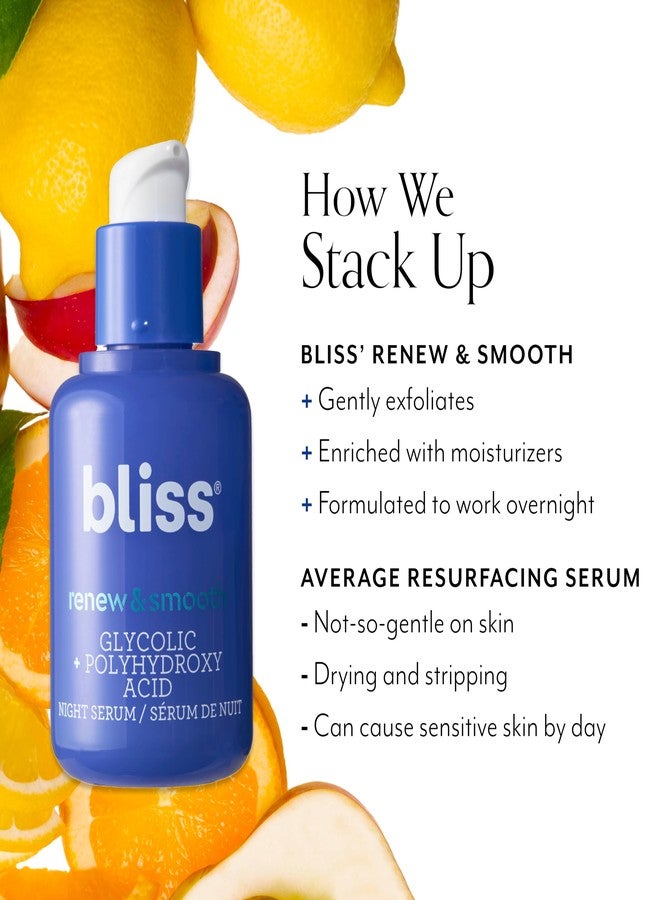 Bliss Vitamin C Face Serum + Glow & Hydrate Hyaluronic Acid Peptides + Niacinamide Antioxidant Brightening Dark Spot - Anti-Aging - Renew Night Acne Glycolic Uneven Tone - Image 5